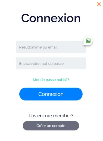 Connexion des membres du Millionz Casino