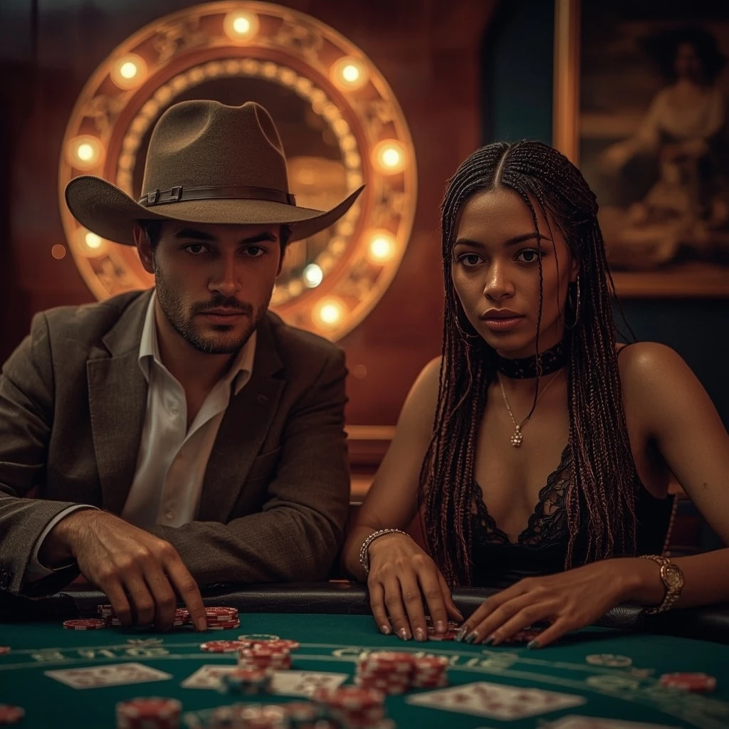 photo de deux joueurs de poker au Millionz Casino